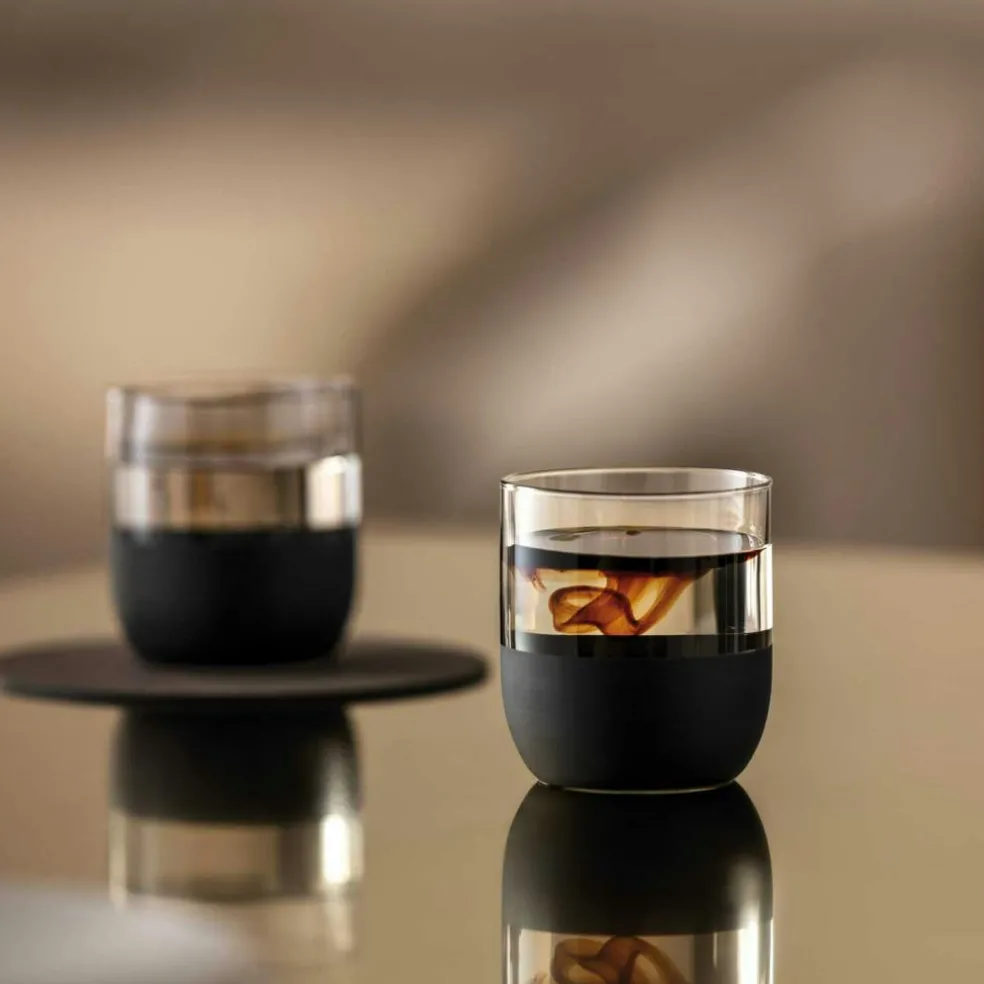 Manufacture Rock Shot Glasses 4 cl 4-pack, Black