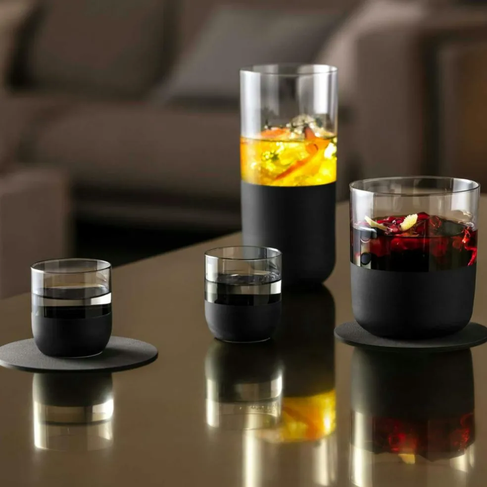 Manufacture Rock Shot Glasses 4 cl 4-pack, Black