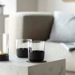 Manufacture Rock Tumbler 25 cl 4-pack, Black