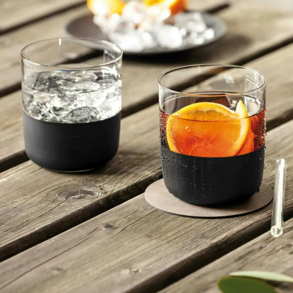 Manufacture Rock Tumbler 25 cl 4-pack, Black