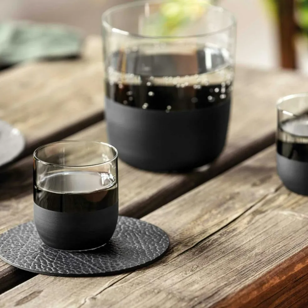 Manufacture Rock Tumbler 25 cl 4-pack, Black