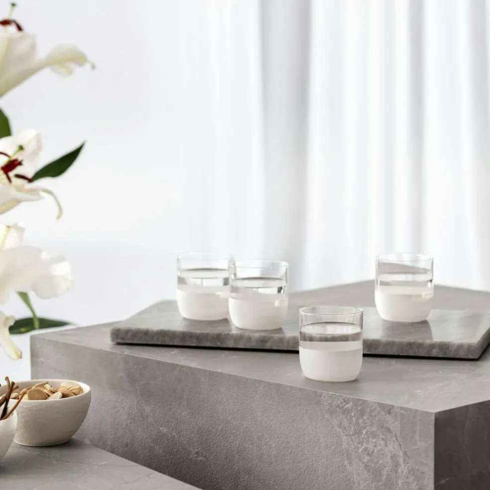 Manufacture Rock Tumbler 25 cl 4-pack, Black