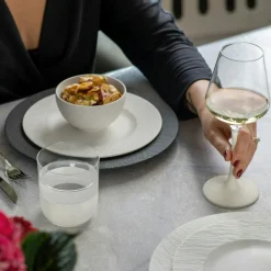 Manufacture Rock White Wine Glass 38 cl 4-pack, White