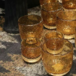 Maple Candle Holder 8 cm, Orange