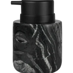Marble Soap Dispenser Låg, Black Grey