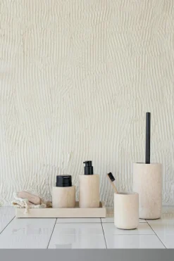 Marble Soap Dispenser Låg, Black Grey