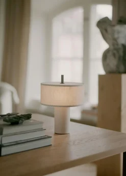 Margin Table Lamp Portable, Beige