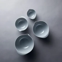 Margrethe Bowls 4 Pieces, Dusty Blue