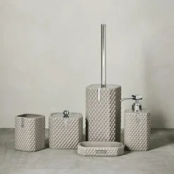 Marion Soap Dispenser, Grey/Silver