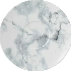 Marmory Coffee Saucer 16 cm, White