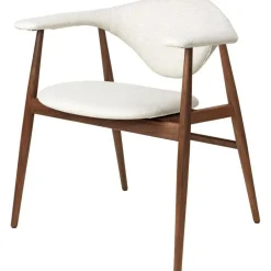 Masculo Dining Chair, Oiled Walnut / Plain 0026