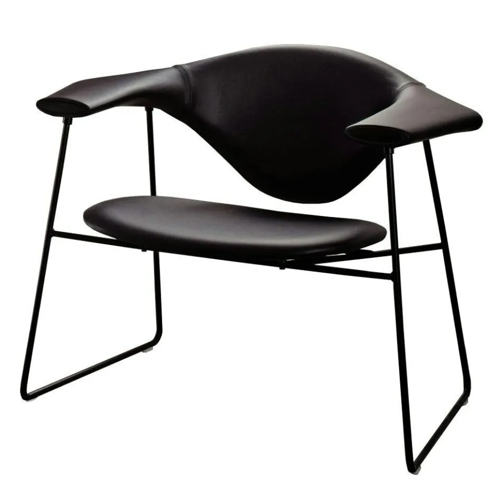 Masculo Lounge Chair, Savanne Svart