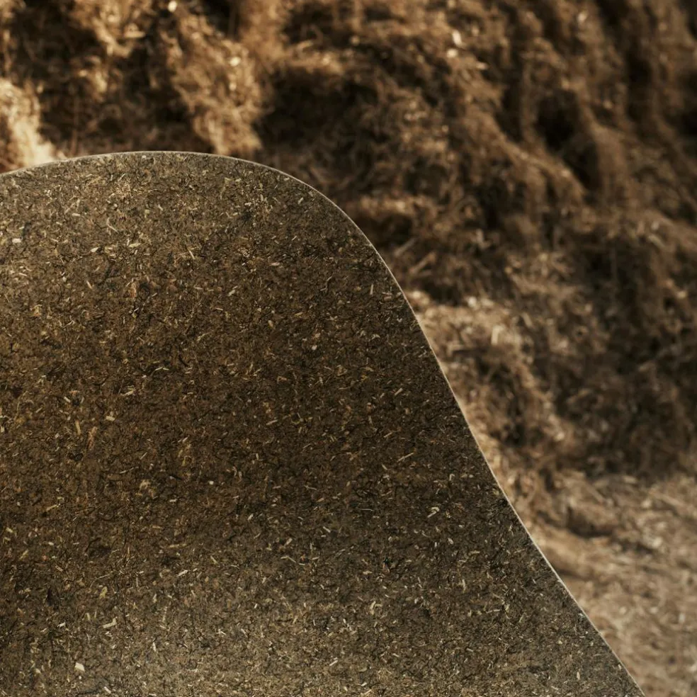 Mat Armchair, Seaweed / Black