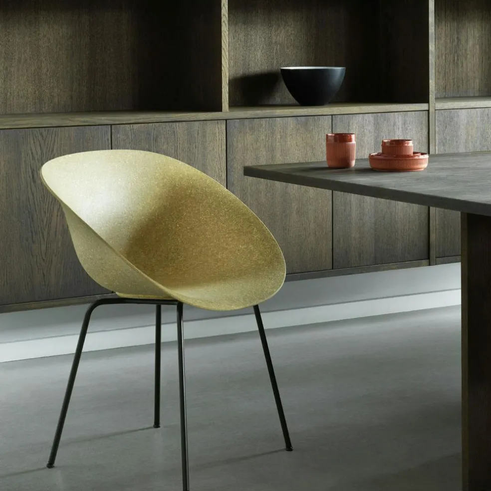 Mat Armchair, Seaweed / Black