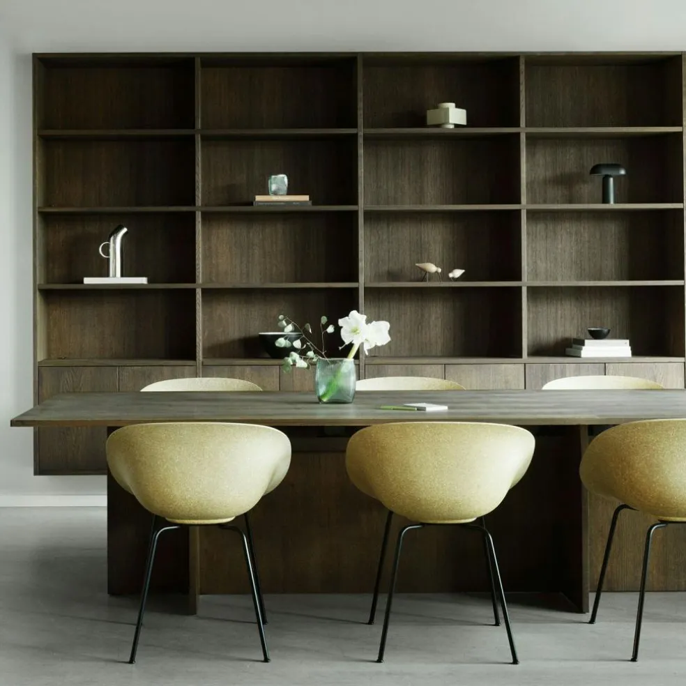 Mat Armchair, Seaweed / Black