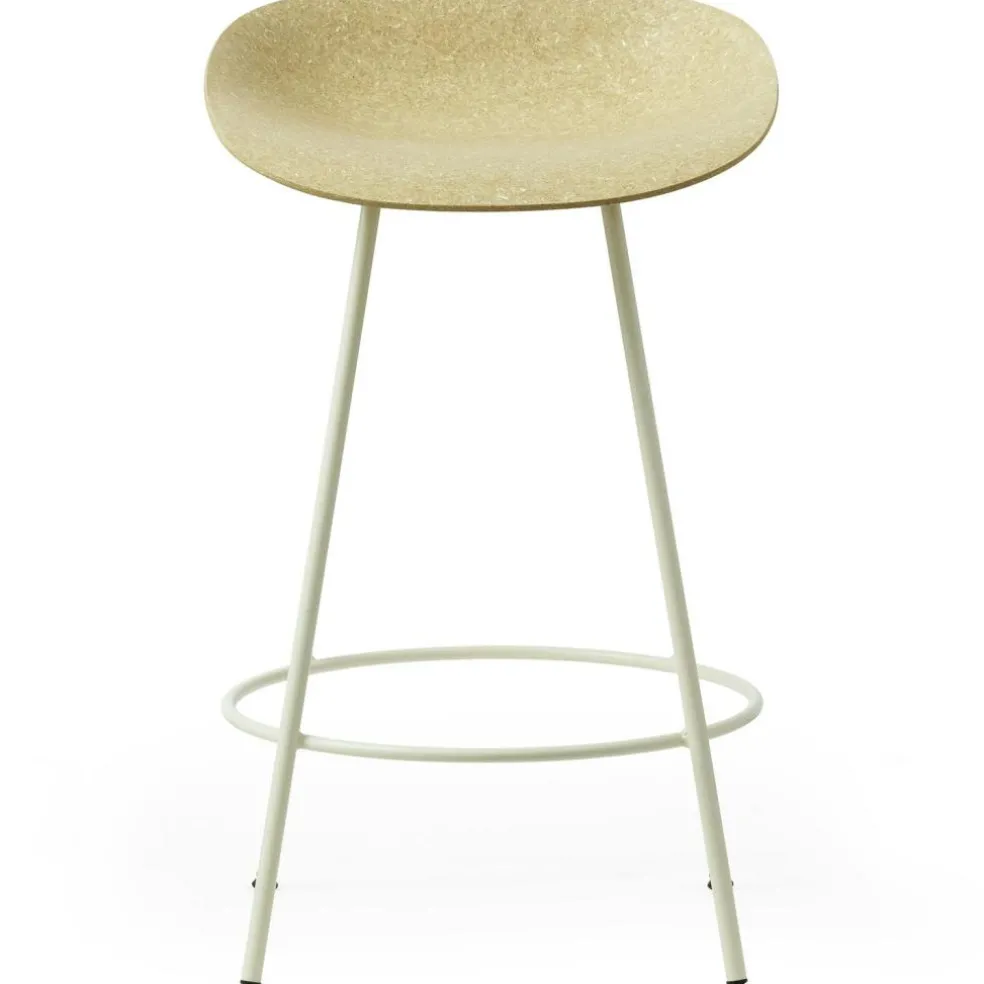 Mat Barstool 65 cm, Seaweed / Cream