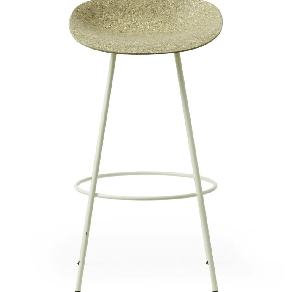 Mat Barstool 65 cm, Seaweed / Cream