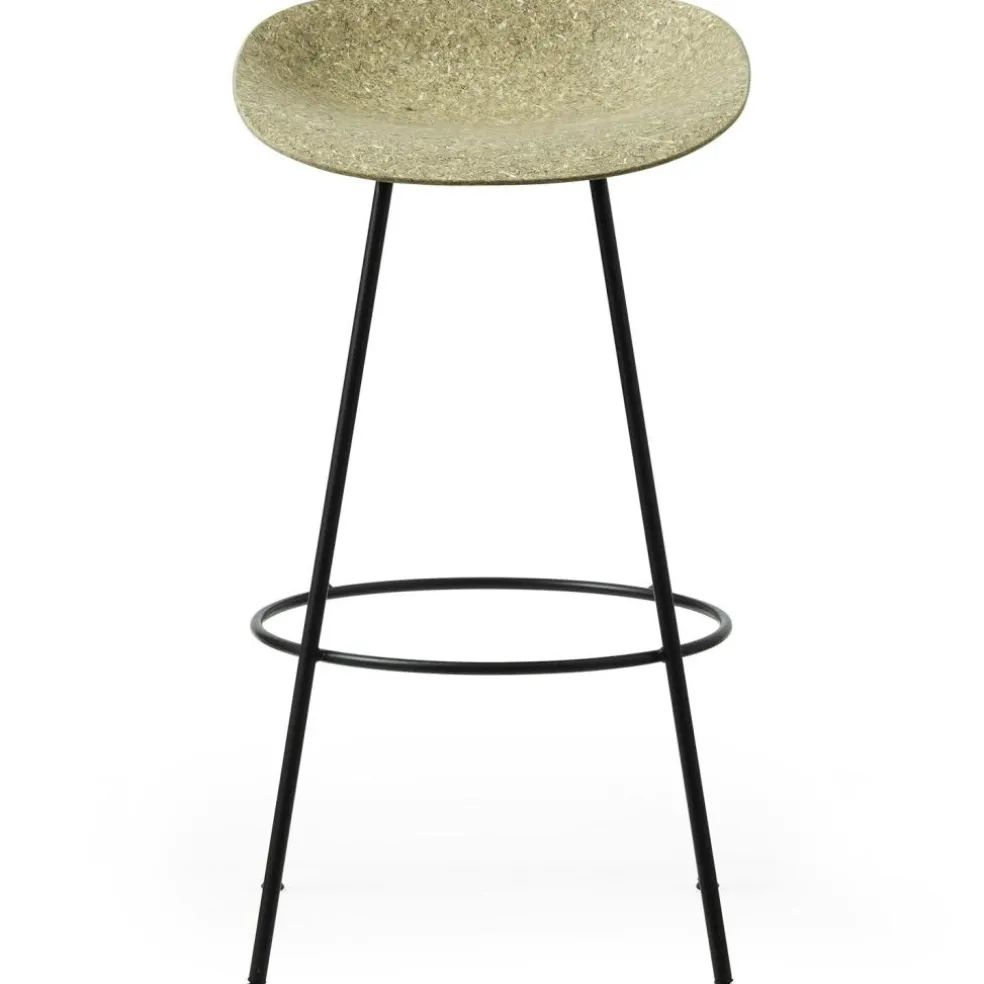 Mat Barstool 65 cm, Seaweed / Cream