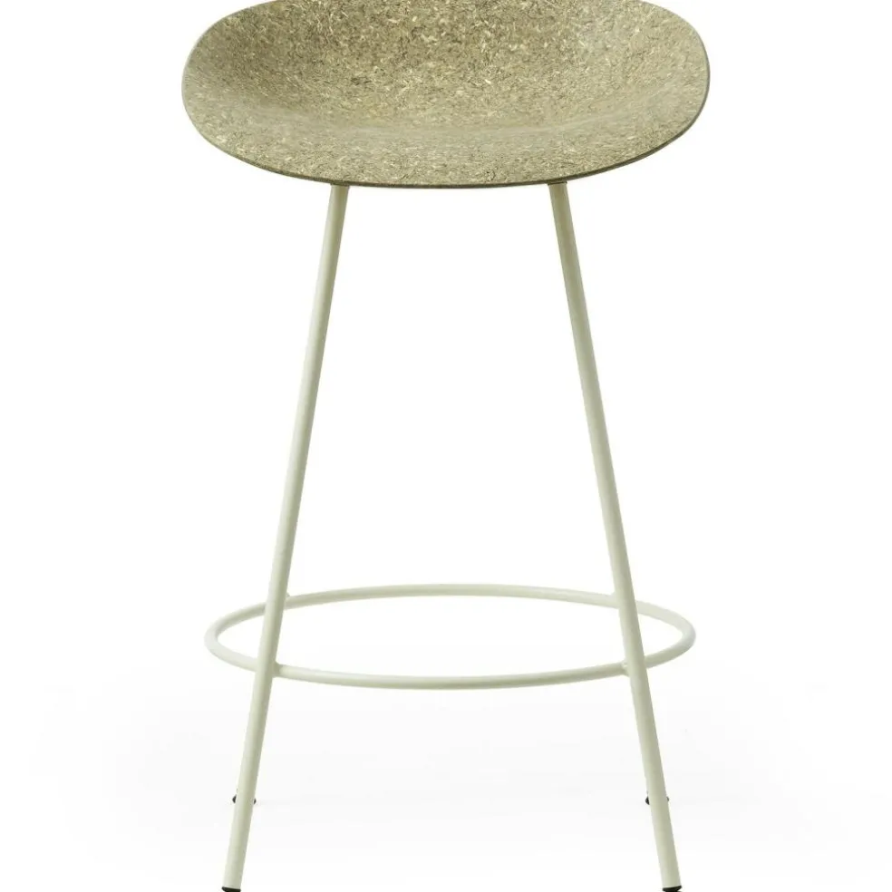 Mat Barstool 65 cm, Seaweed / Cream