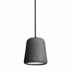 Material Pendant Lamp, Black/Smoked Oak