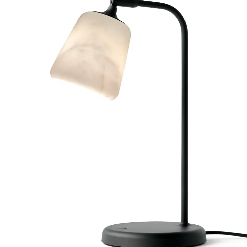 Material Table Lamp, Black Marble