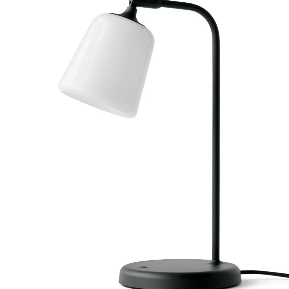 Material Table Lamp, Black Marble