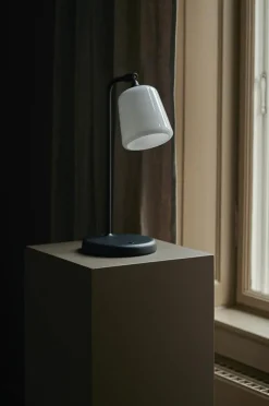 Material Table Lamp, Black Marble