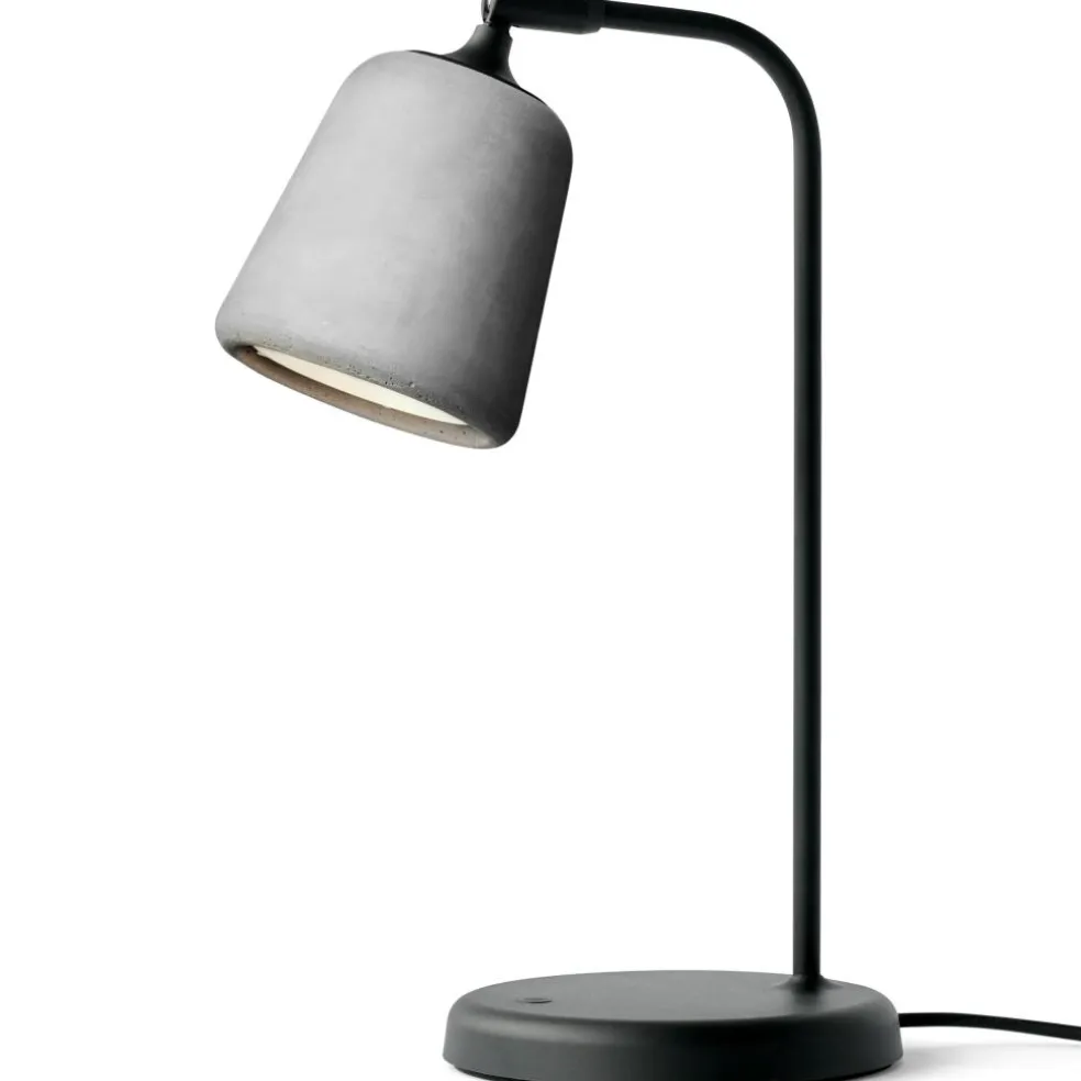 Material Table Lamp, Black Marble