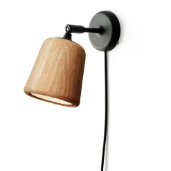 Material Wall Lamp, Oak