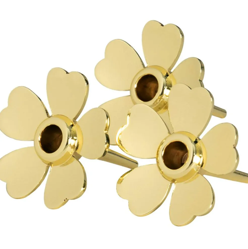 Me to You Candle Holder 3-pack, Gold Plated