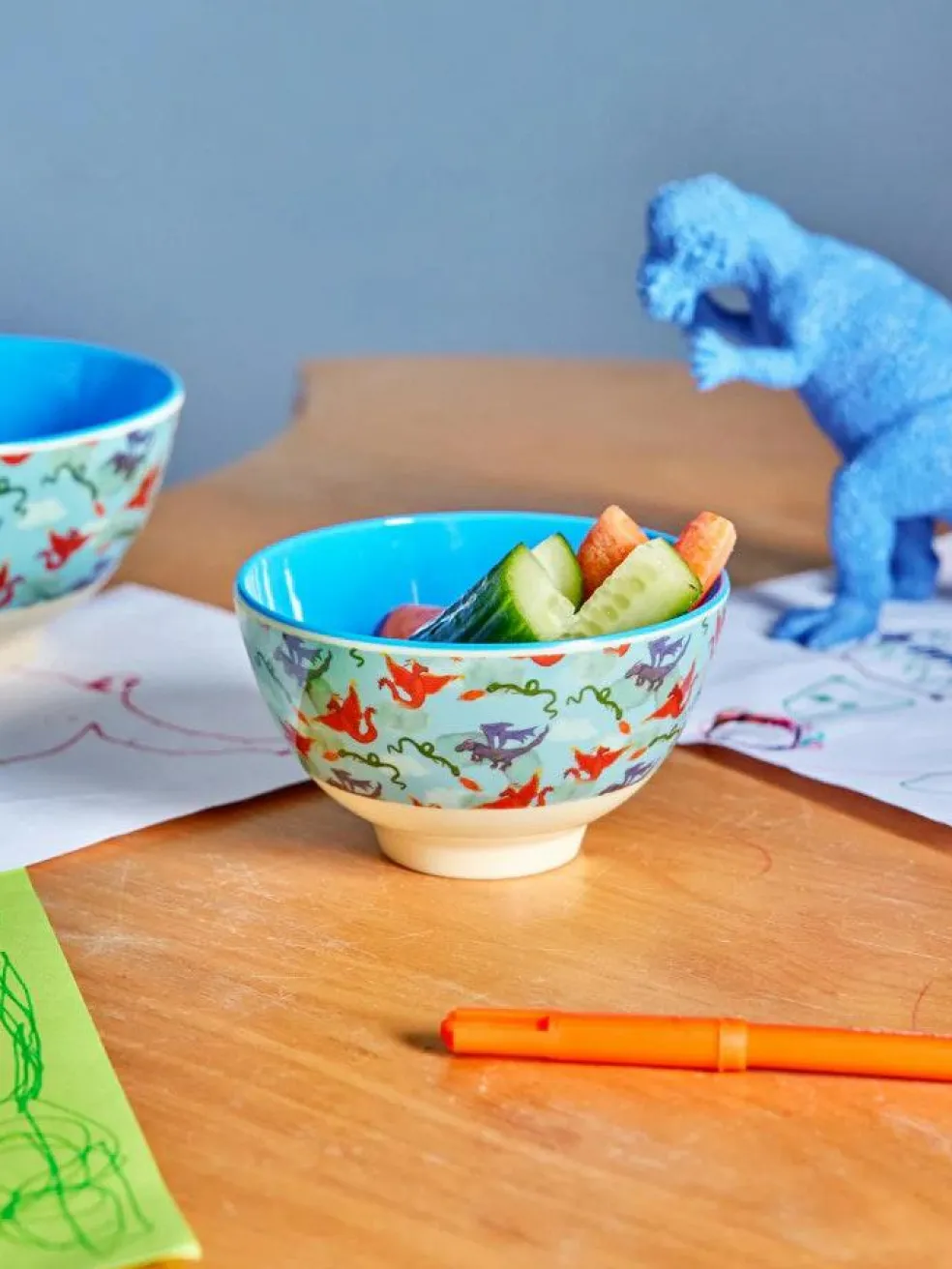 Melamine Bowl 30 cl, Check Pink