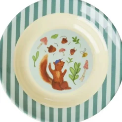 Melamine Bowl 20 cm, Pink Wildlife