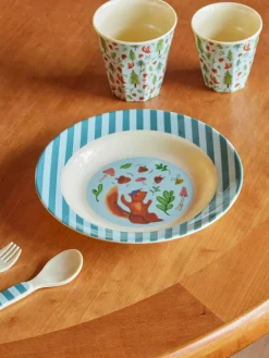 Melamine Bowl 20 cm, Pink Wildlife