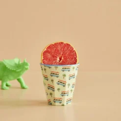 Melamine Cup 25 cl, Blue Happy Forest