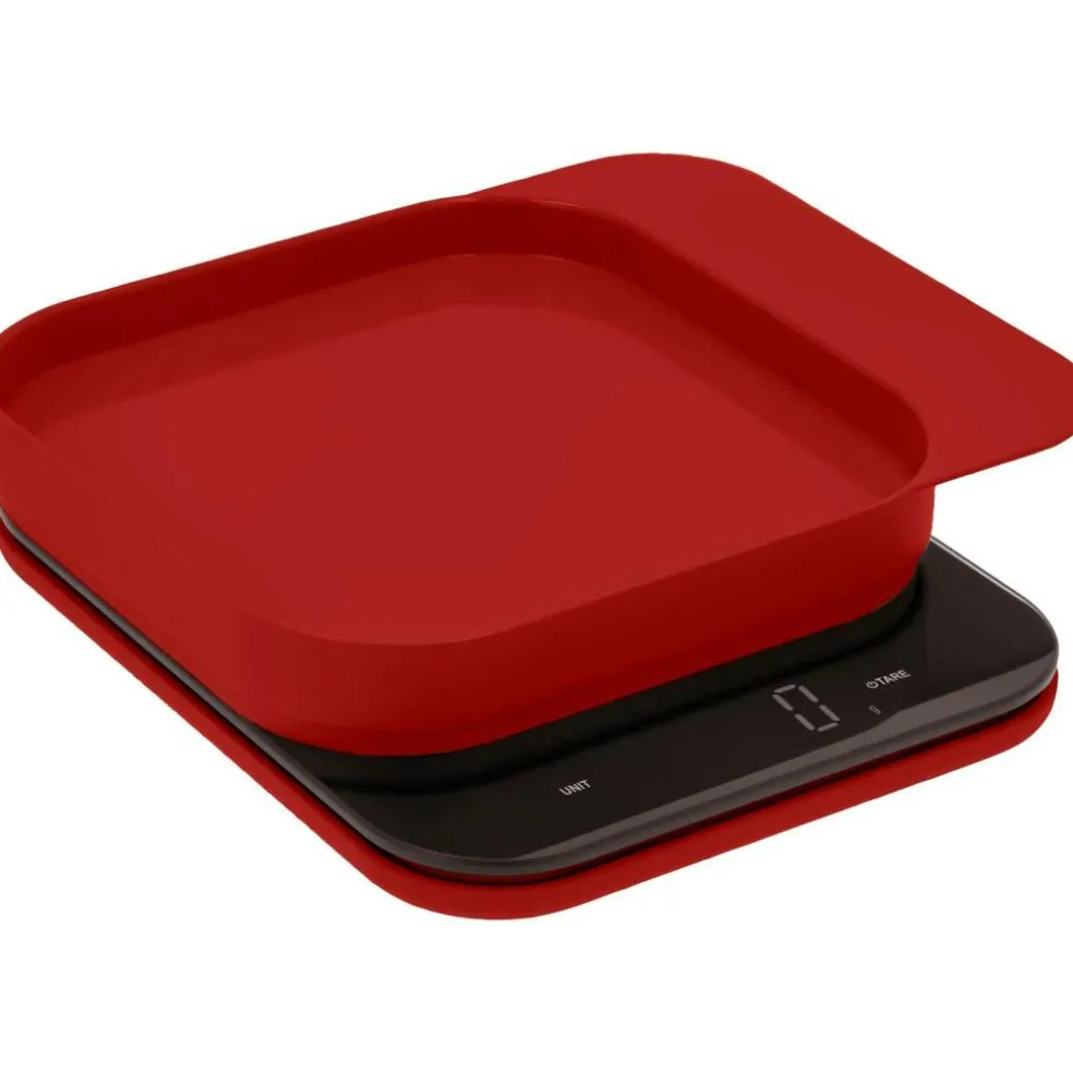 Mensura Kitchen Scale, Red