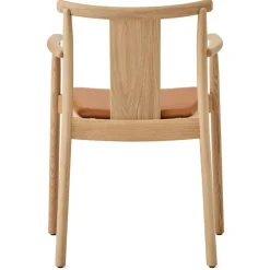 Merkur Armchair, Black Oak / Black Leather