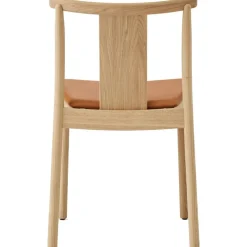 Merkur Dining Chair, Black Oak / Black Leather