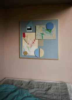 Message Board Magnetic 51,2x51,2 cm, Blue