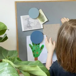 Message Board Magnetic 51,2x51,2 cm, Blue