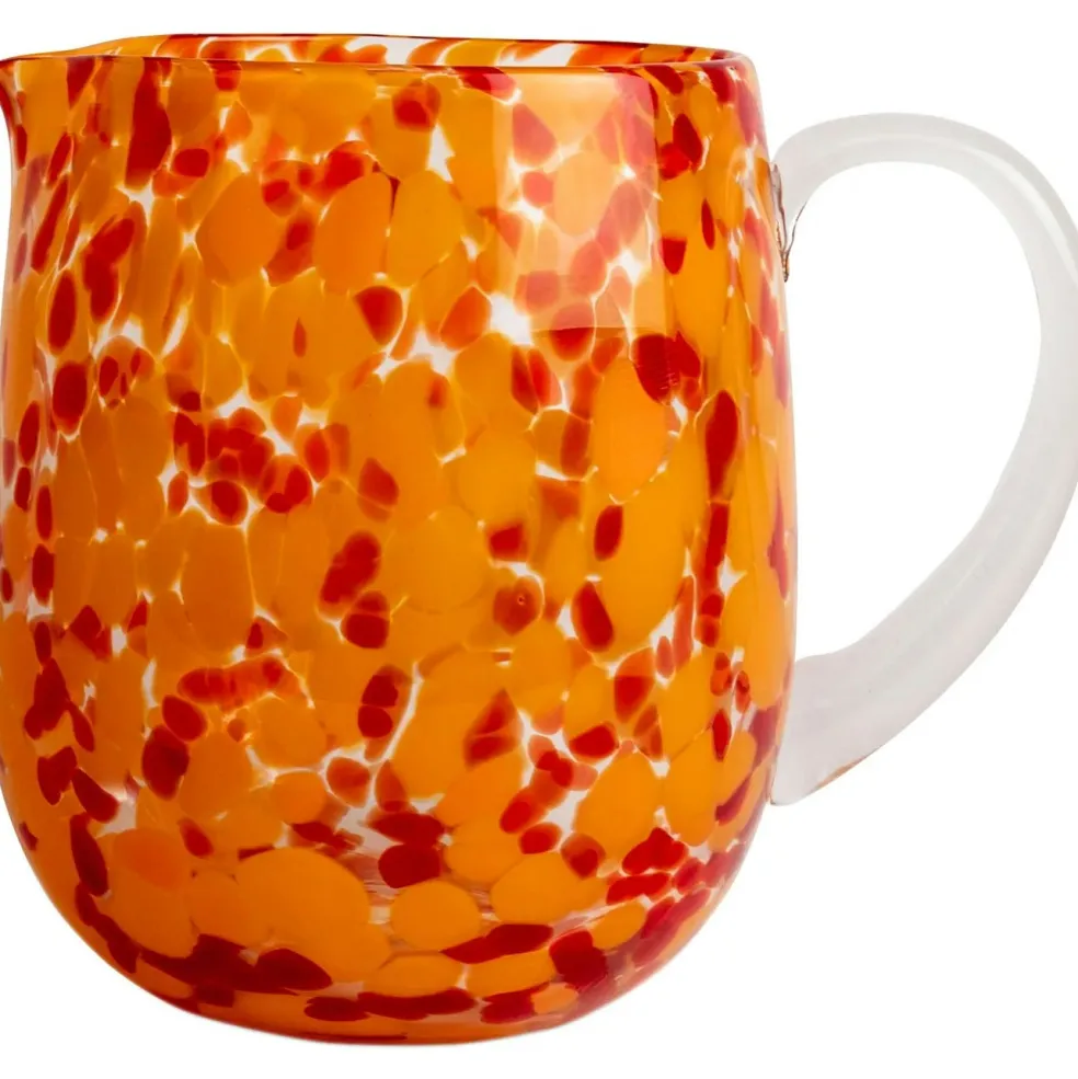 Messy Jug Round 280 cl, Red/Orange