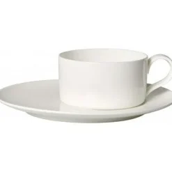 MetroChic Blanc Teacup With Saucer