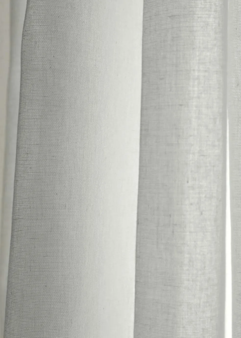 Mimmi Curtain Recycled Fabric Single Width, Natural White, 140x250 cm