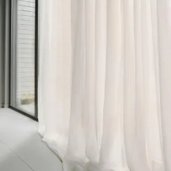 Mimmi Curtain Recycled Fabric Double Width, Natural White, 290x250 cm