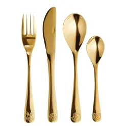 Mini Childrens Cutlery 4-pack, Gold