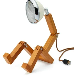 Mini Wattson Table Lamp, Ash / Fashion Black