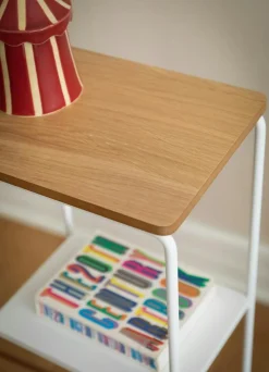 Mixrack Shelf S, Oak Veneer / White