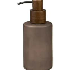Modest Soap Dispenser, Walnut