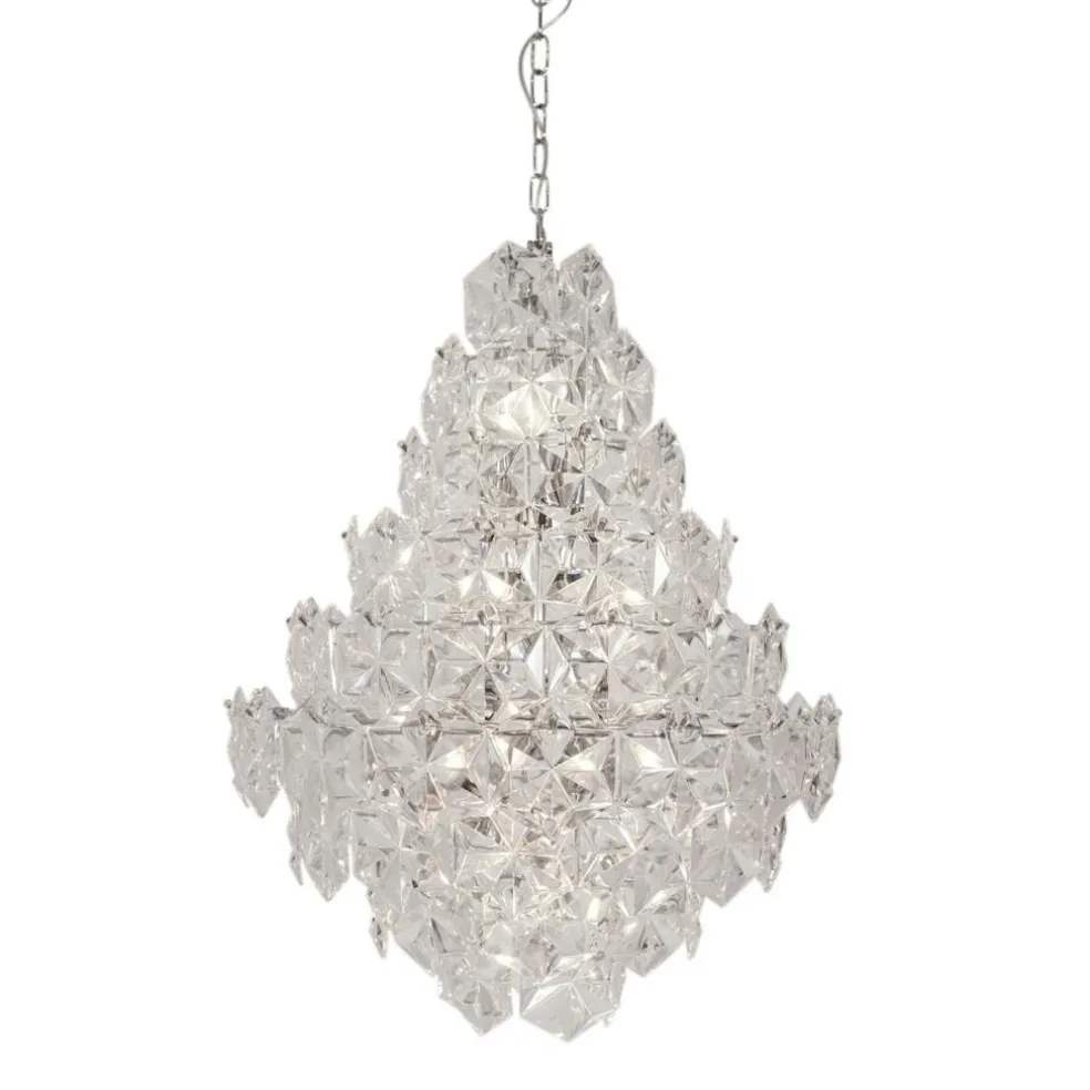Monarque Grande Chandelier, Chrome