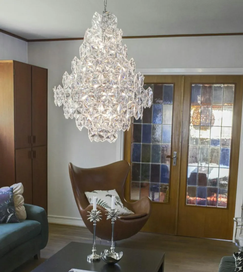 Monarque Grande Chandelier, Chrome