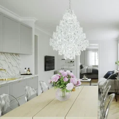 Monarque Grande Chandelier, Chrome